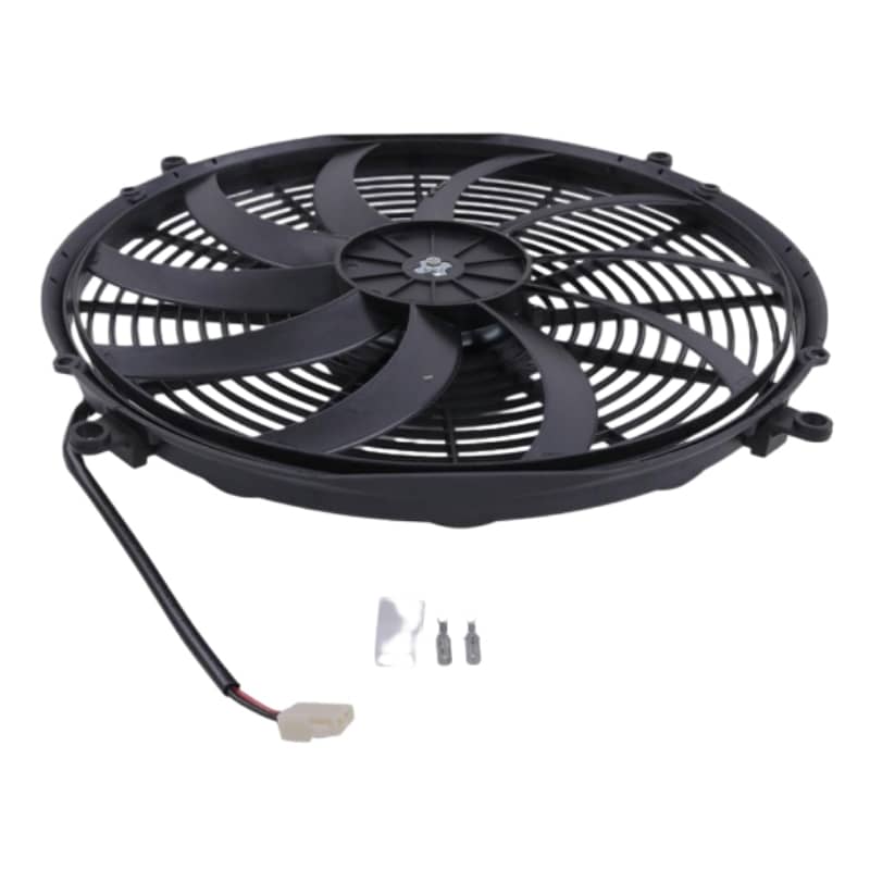 Aftermarket 12V 16 inch Pusher Fan 30102047 VA18-AP70LL-86S For Spal Straight Blades