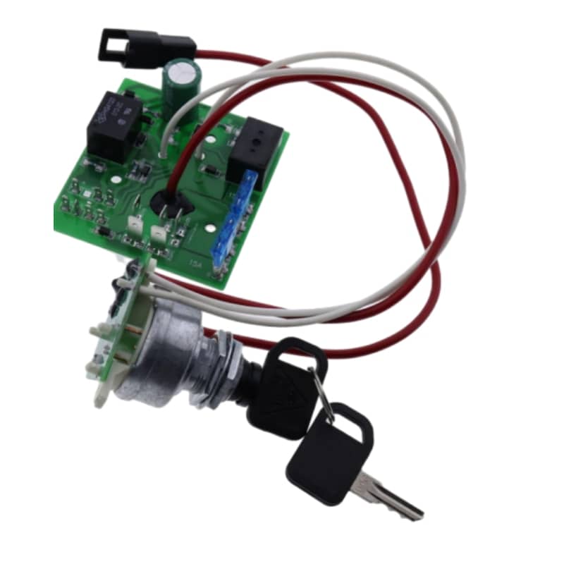 Aftermarket  Lawn Mower Ignition Switch Module with Keys AM124137 AM119999 Compatible with John Deere Garden Lawn and Garden 325 335 345