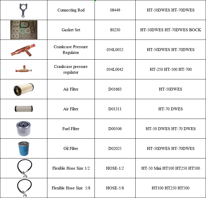 Holdwell Refrigeration Units Parts For HWASUNG Thermo HT50 HT70 HT100 HT250 HT500 HT700 HT-50DWES HT-70DWES