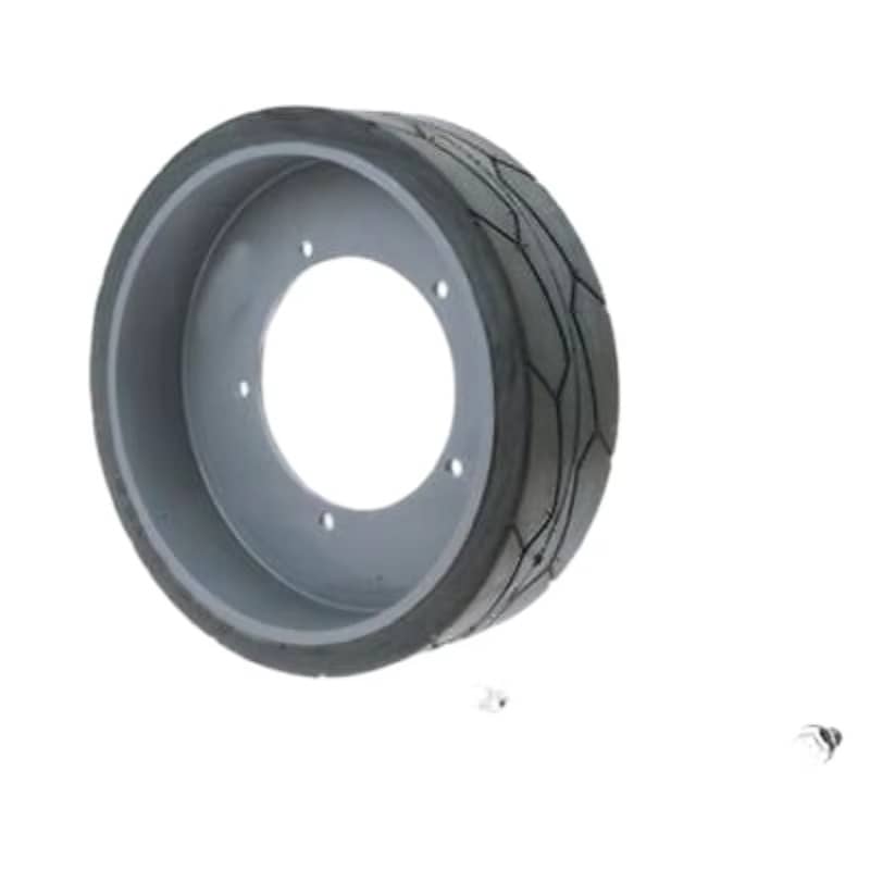 Aftermarket JLG Aerial lift parts 406x125 Gray tires Wheel 2915013 For JLG 1230ES 1930ES Vertical Mast Lift
