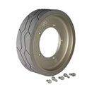 Aftermarket JLG Aerial lift parts 406x125 Gray tires Wheel 2915013 For JLG 1230ES 1930ES Vertical Mast Lift
