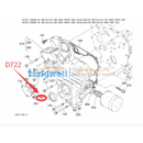 HOLDWELL Oil front seal 15877-04140 1J094-04140 for Kubota Z482 J106 engine