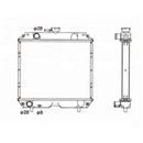 Radiador de repuesto 6A320-58500 para motor diésel Kubota Z482